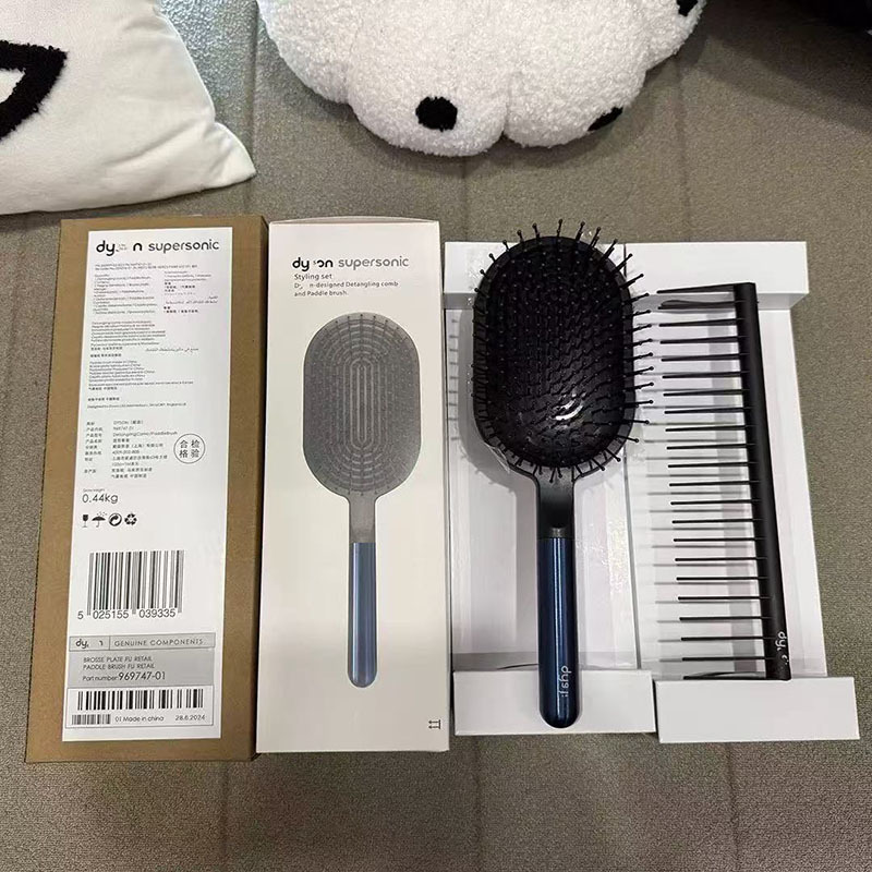 ダイソンと同じスタイルのエアクッションコーム、帯電防止マッサージコーム、ワイドトゥースコーム、ヘアコーム、女性用家庭用ポータブルエアバッグコームセット|undefined