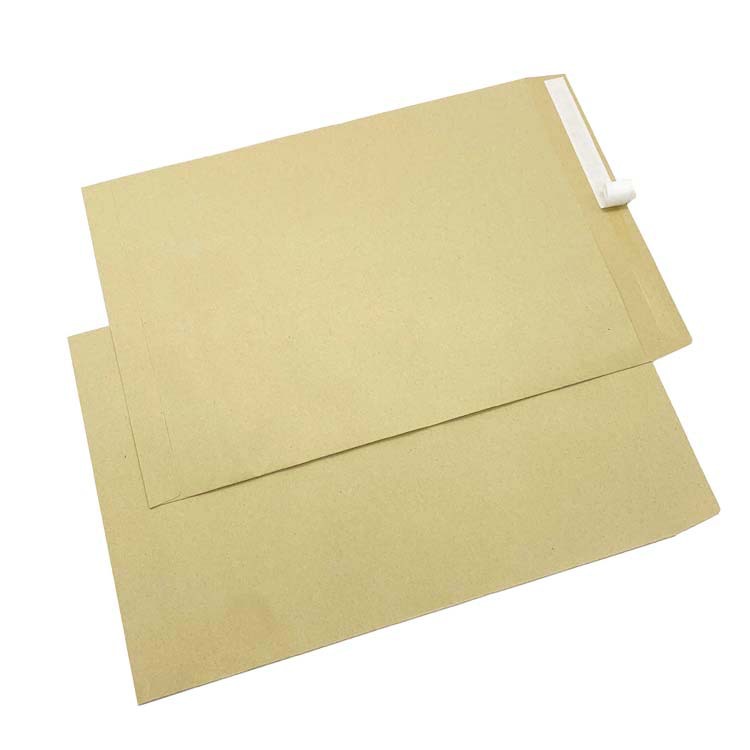 Venta al por mayor bolsa de papel envolvente No. 9 C4 blanco amarillo Kraft papel chino Gran Carta paquete A4 auto-adhesivo sellado bolsa sobre bolsa