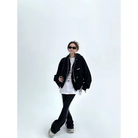 2024 Spring and Autumn Pi Handsome Jacket Men's Ins High Street Tide Brand Hong Kong Style Japanese Style Harajuku Style Korean Style Fashionable Loose Jacket