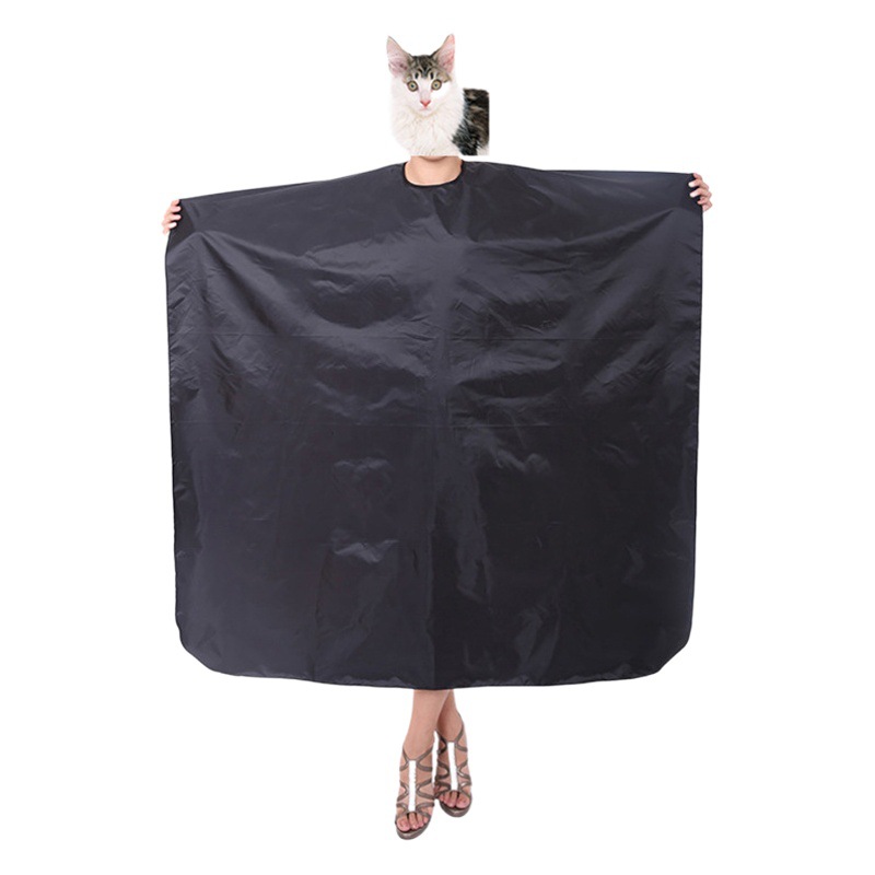 Capa para cortar el cabello, delantal doméstico, capa para tijeras, modelo específico para salón para recoger el cabello, disponible en tallas pequeña, mediana, grande y extra grande.