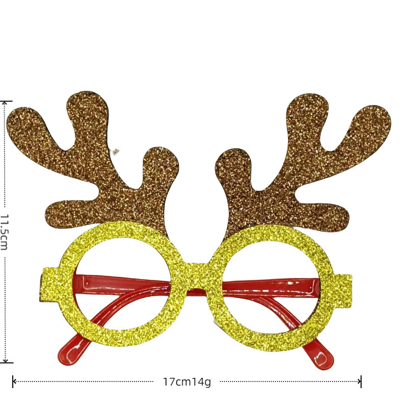 갈색 뿔 노란색 프레임 (빨간색 프레임/검은색 프레임)