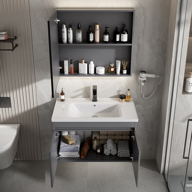 Mayorista espacio de aluminio tipo pared lavabo gabinete combinado cerámica baños de casa pequeña piscina lavabo hotel