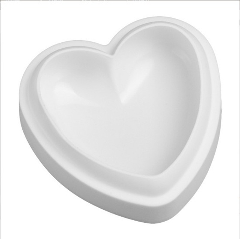 Love mousse mold baking diy heart-shaped silicone mousse mold chocolate mold cake fondant tool 6-inch 8-inch