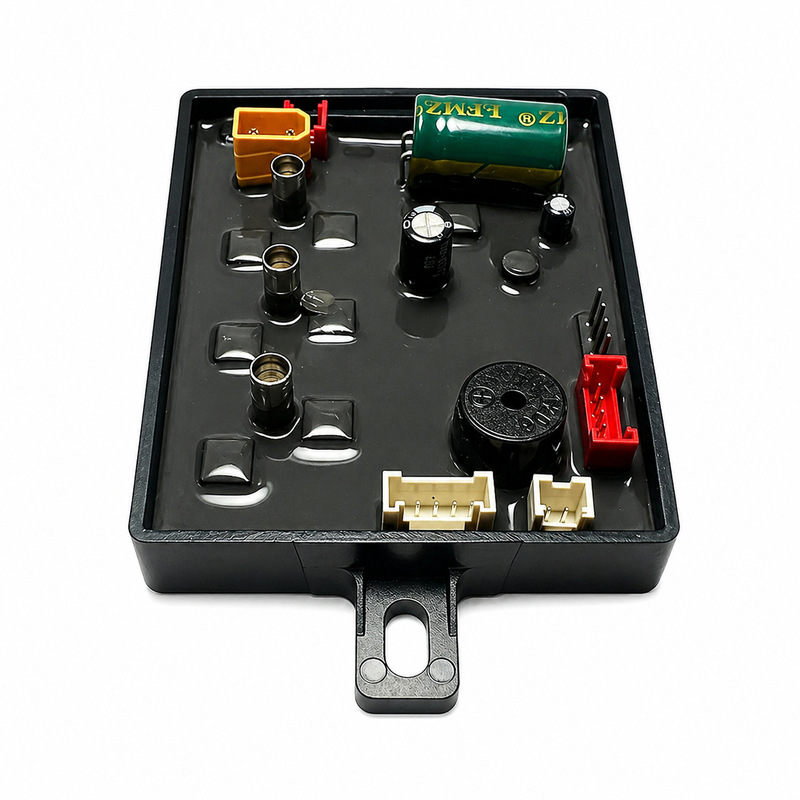One-To-Two Brushless Hub Motor Driver, 24-48V Wide Voltage, 50A Peak Hall Sensor Driver