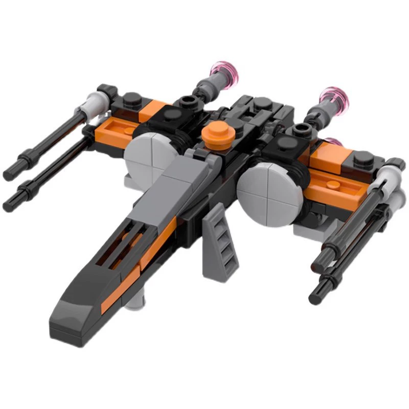 Конструктор LEGO, космический истребитель, небольшой набор, масштаб 1:125