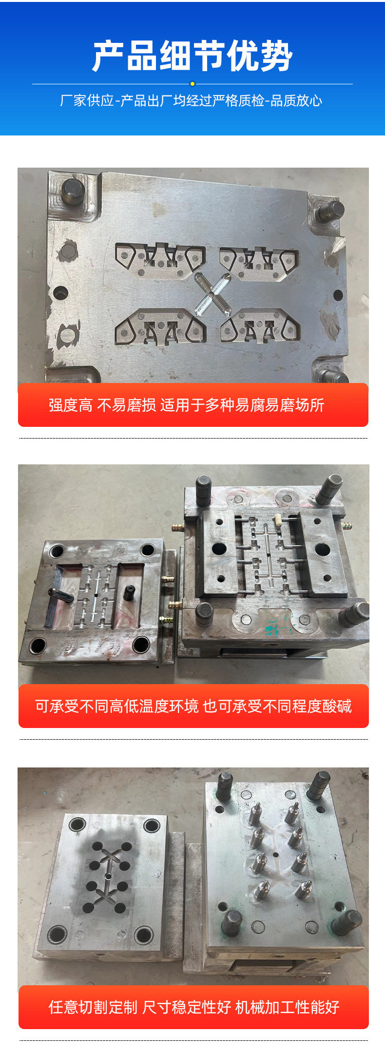 Abs Plastic Auto Parts Abrasive Tools Injection Molding Processing Household Appliances Plastic Shell Plastic Mold Toy Spare Parts Mold