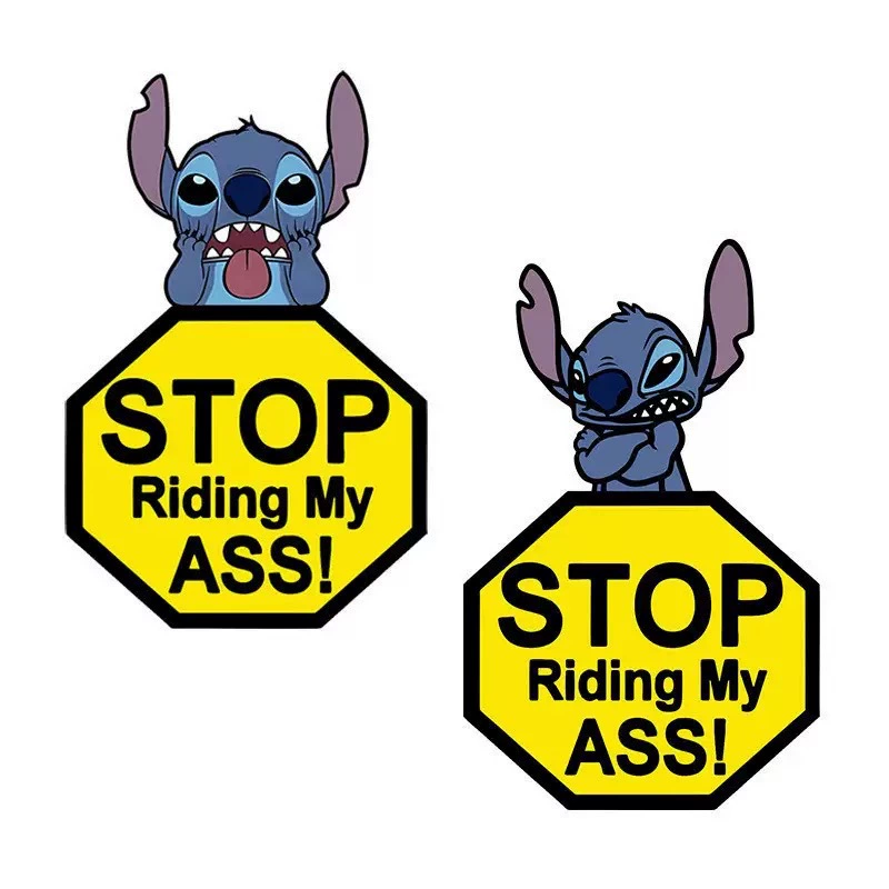 Трансграничные Stitch Stop Riding автомобильные наклейки Stitch Cartoon Stitch декоративные наклейки кузова
