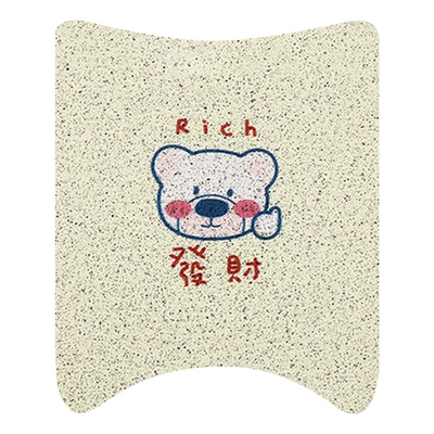 Applicable to Yadi Q50 Foot: Electric vehicle foot mat - full-color-floor-mats-suitable-for-yadi-q50-fortune-bear