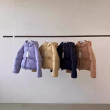 ERUME韩国东大门正品冬季连帽女短款鹅绒羽绒服外套时尚保暖棉袄
