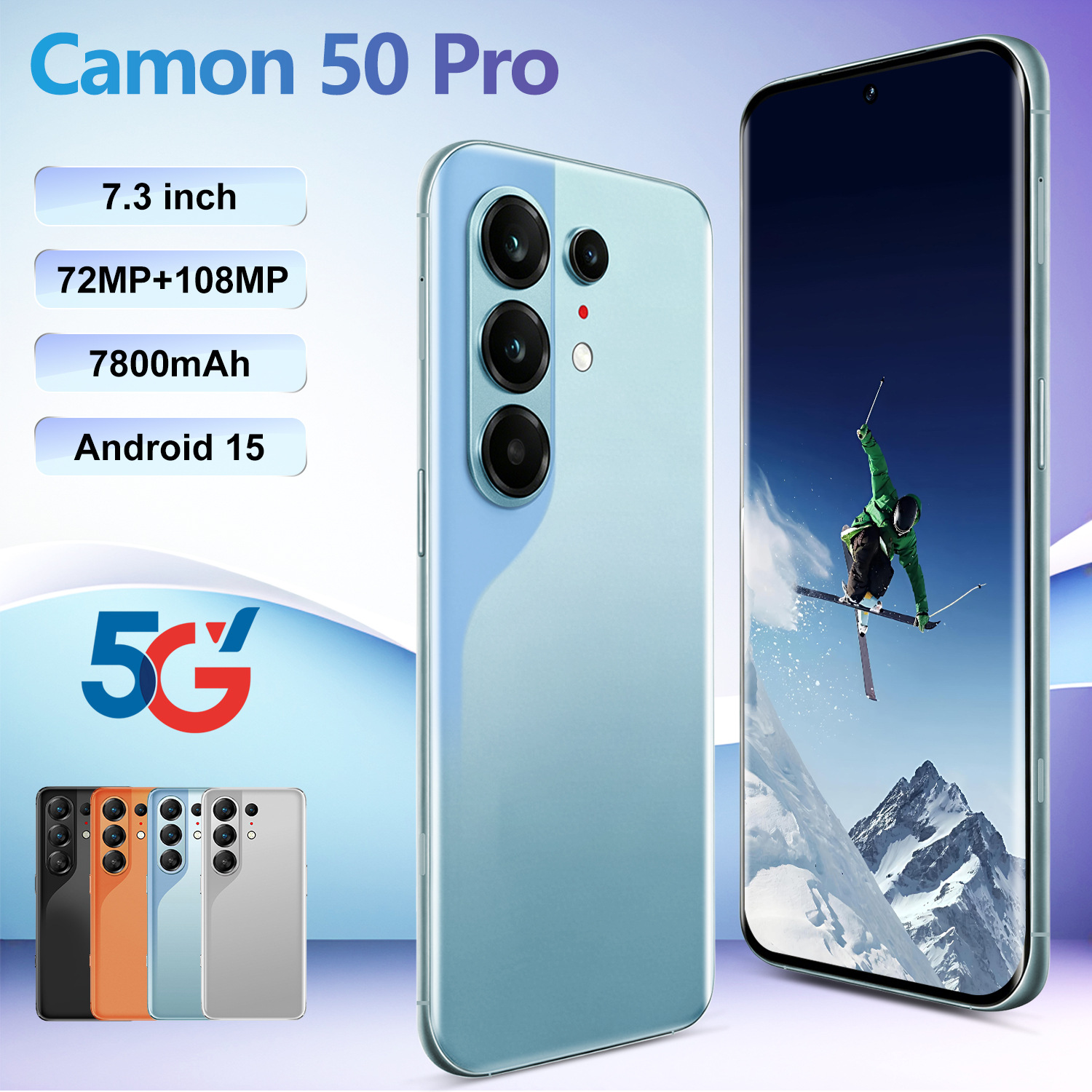 Ozon Cross-border Exclusive Supply Camon50pro Android 7.3inch...