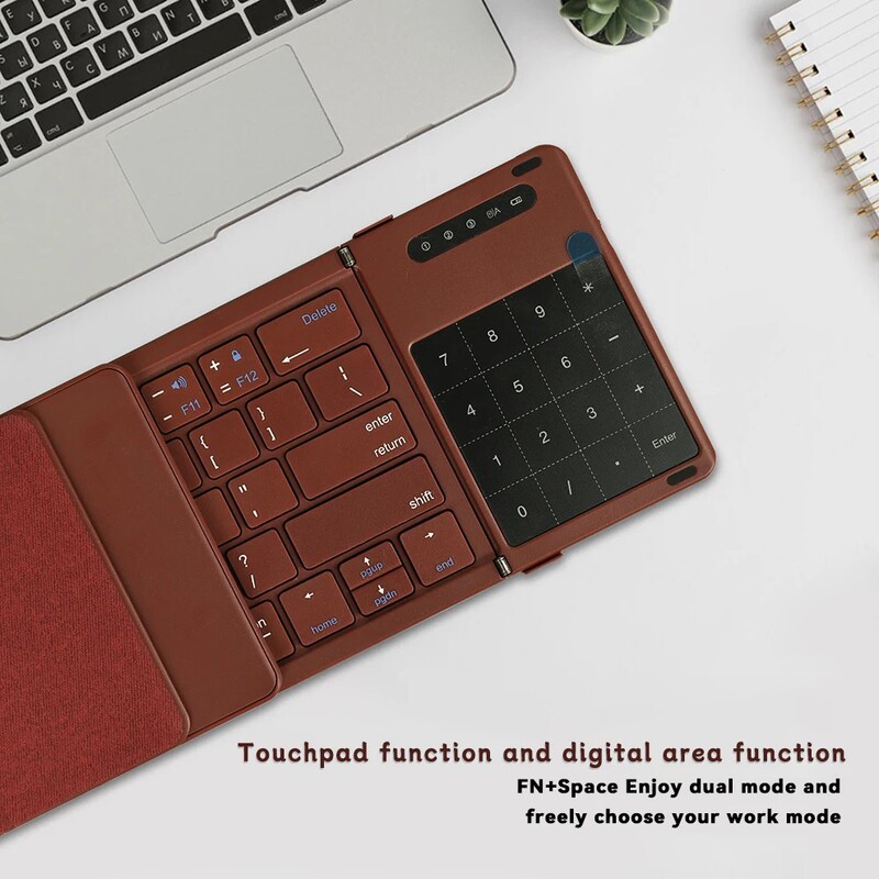トラックパッド折りたたみキーボードマウスポータブルマルチデバイス 3 Bluetooth ワイヤレスキーボードとマウス携帯電話タブレットデスクトップユニバーサル|undefined