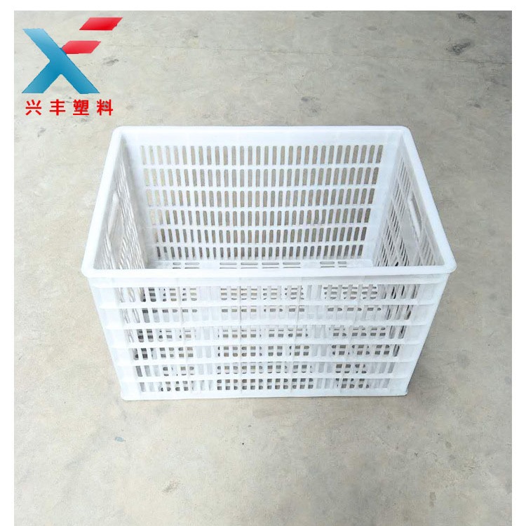 2025白色全新料塑料周转箩周转筐pp