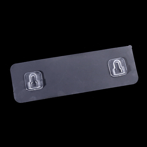 Hole-free multi-function plug-in buckle Bathroom wall-mounted shelf patch Strong traceless double-row mother-in-law buckle