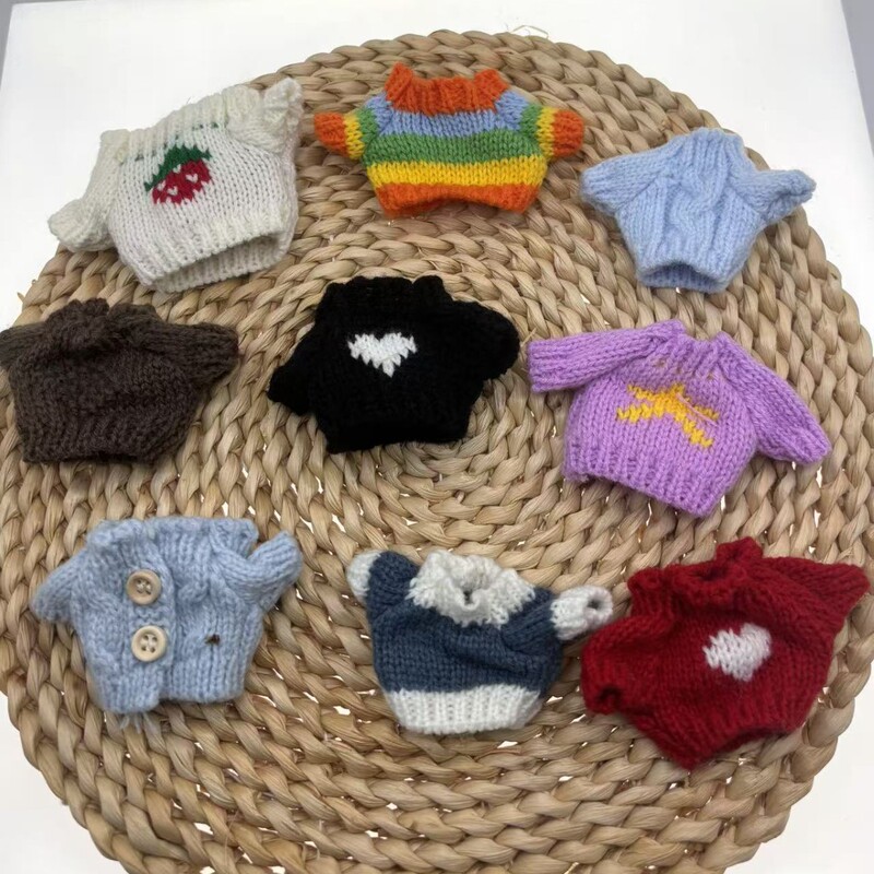 (Sweater Only) Toy Pendant Sweater Leader Dog Star Dew Wool Crochet Baby Clothes Cute