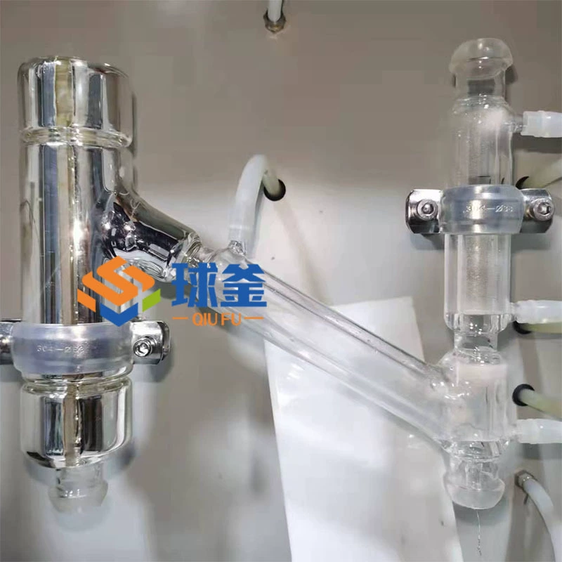 Устройство для снижения давления нефтепродуктов GB/T9168, прибор для вакуумной дистилляции, устройство для снижения давления, стеклянное устройство с трубкой N, посеребренное