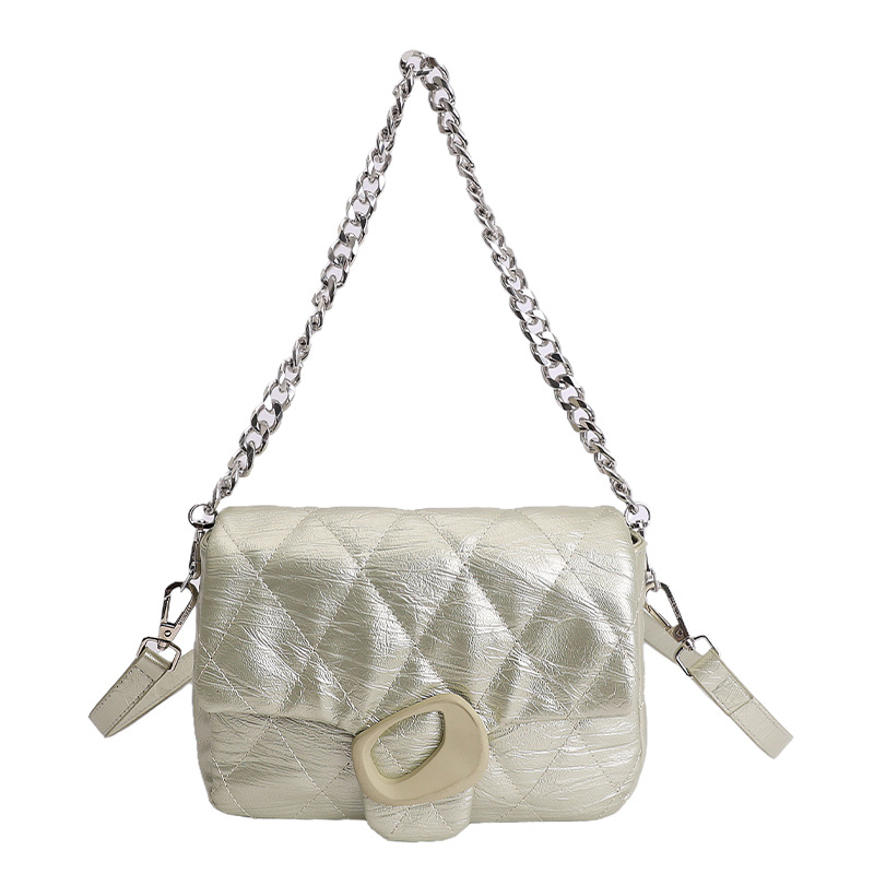 Exquisita bolsa cuadrada de diamante de moda lujosa pequeña bolsa de hombro de estilo de fragancia diaria bolsa de moda personalizada
