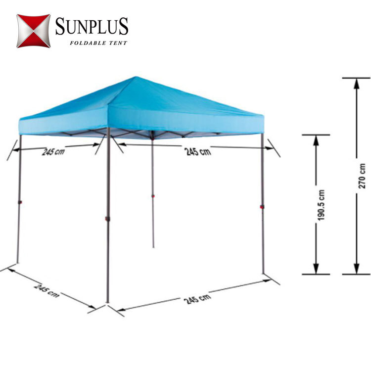 Factory semi-automatic tent hotel outdoor advertising tent exhibition event tent canopy four corner folding tent