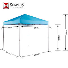Factory semi-automatic tent hotel outdoor advertising tent exhibition event tent canopy four corner folding tent