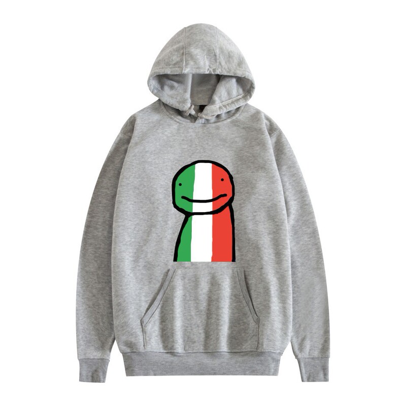 European and American dreamwastaken 2D printed casual loose men's and women's funny hoodies spot wholesale