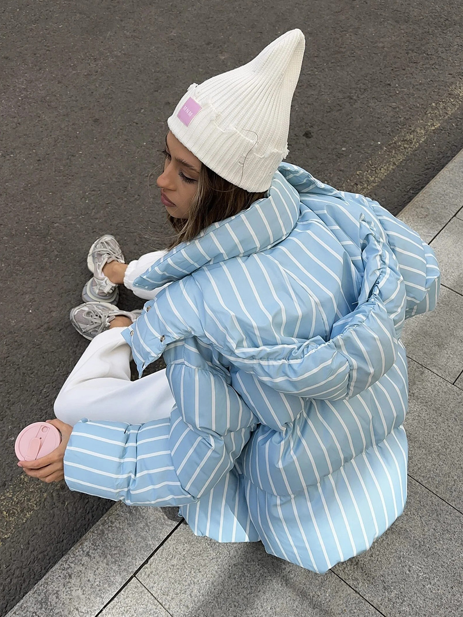 2026 invierno nuevo estilo de moda cálida de algodón cálido personalidad suelta ropa de algodón