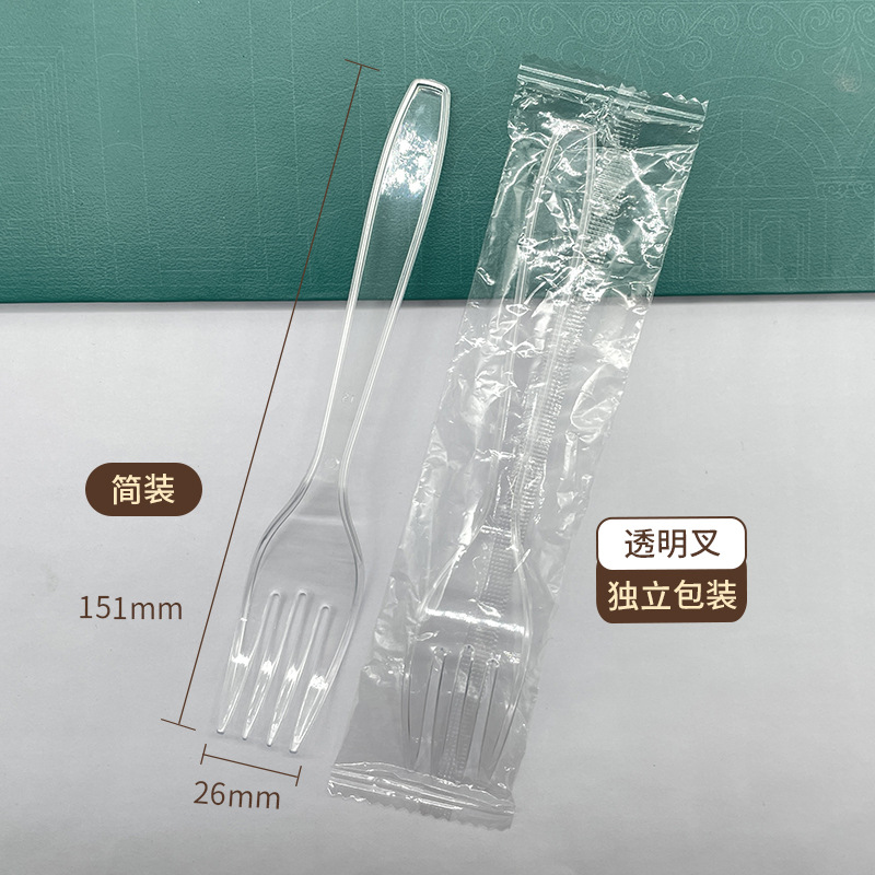 Horquilla gruesa transparente