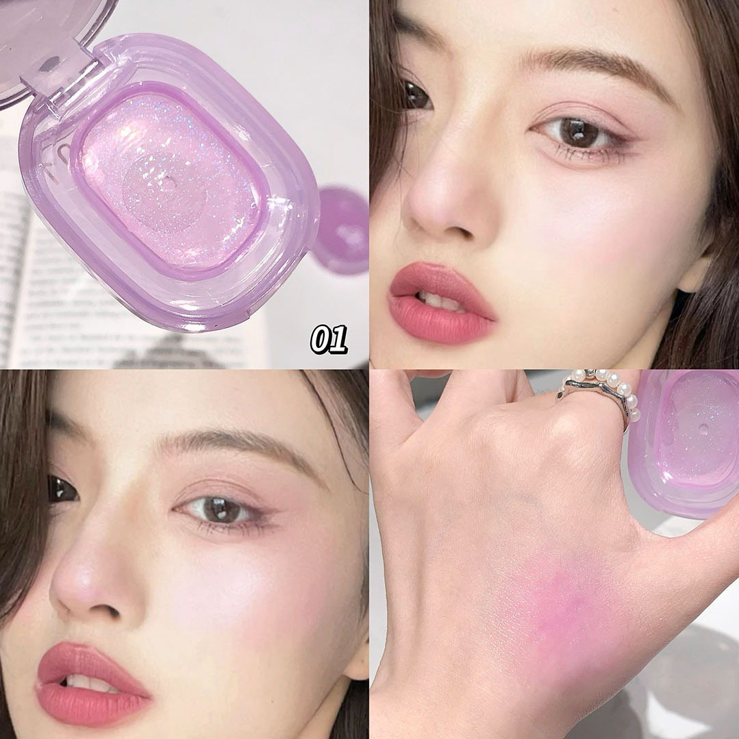 OUOII cachorro cielo estrellado blush natural barata blanqueamiento blush disco de maquillaje transfronterizo al por mayor