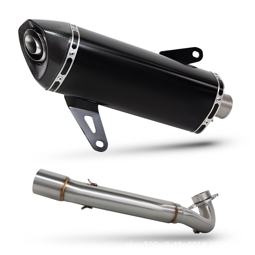 Suitable for Shengshi 368g 368D 368m 368K 368E Middle and Tail Section Motorcycle Exhaust Pipe Modification