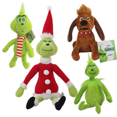 Grinchグリーン奇クリスマス緑怪傑ぬいぐるみ緑毛怪人形人形スポット超萌え
