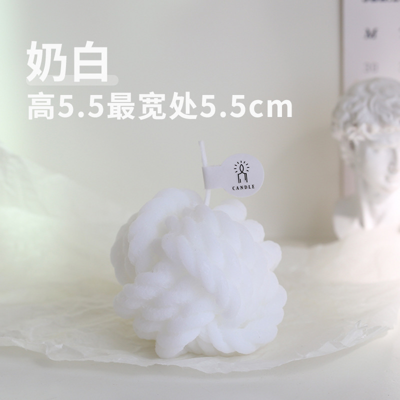 小毛线香薰蜡烛 diy香氛礼品生日礼物伴手礼创意拍照道具跨境专供|undefined