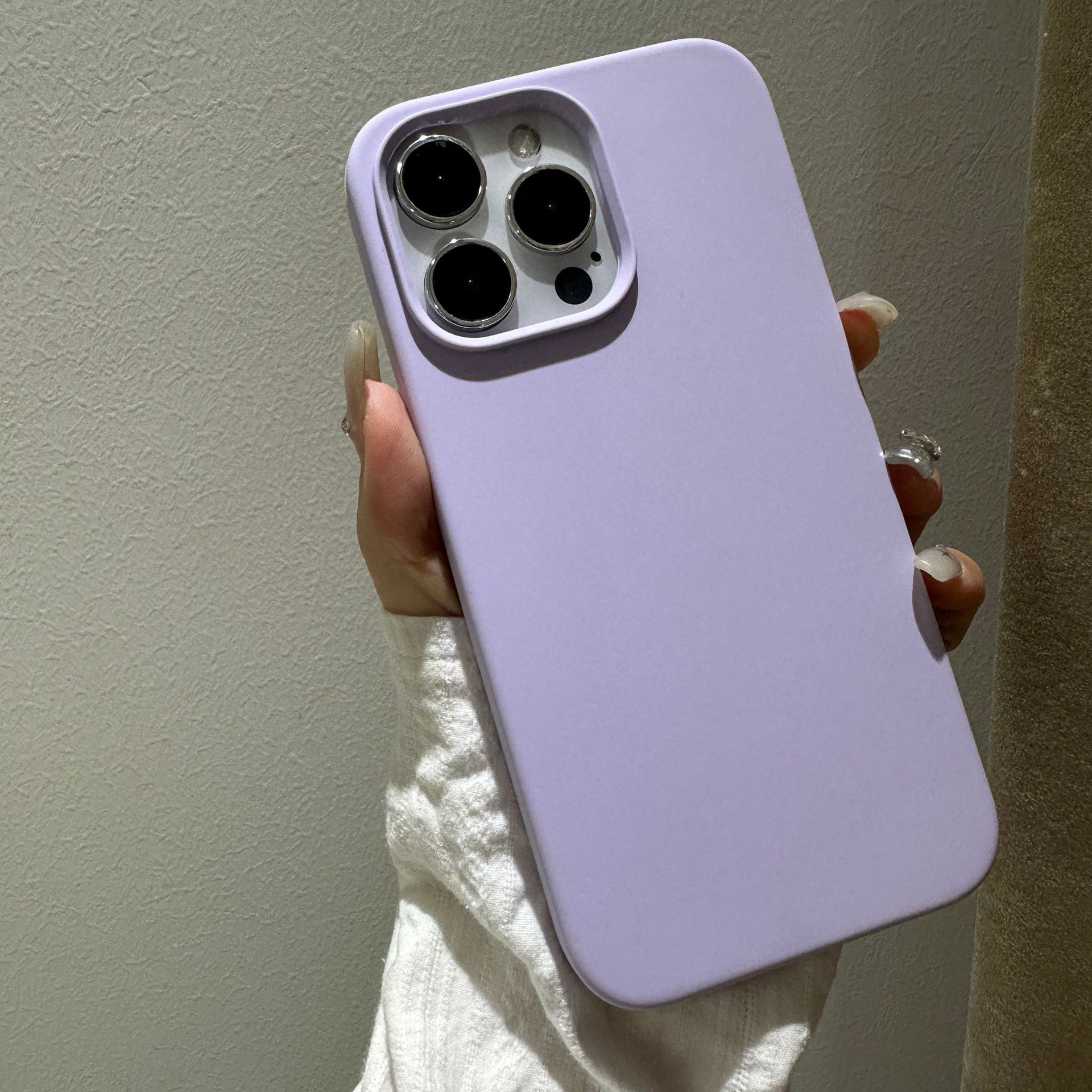 Adecuado para iphone12 funda de silicona líquida Apple 11pro piel sensación esmerilado 12max con LOGO pelusa teléfono caso