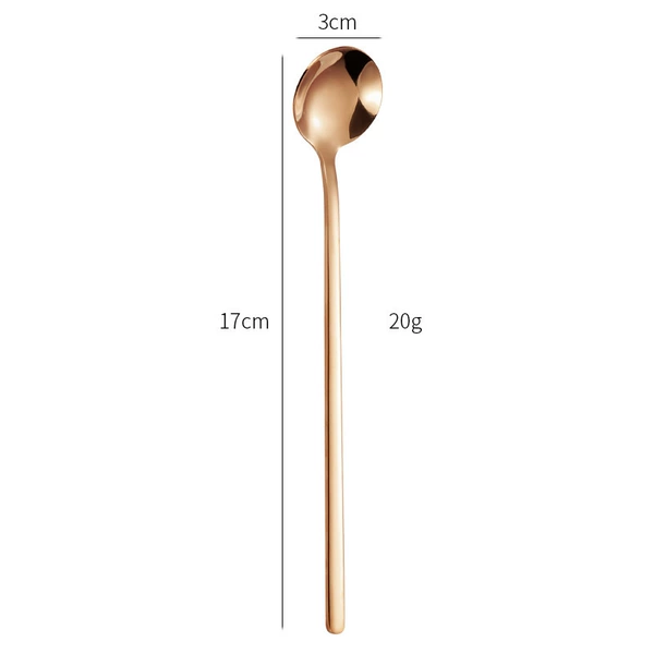 304-17 Little Round Spoon Rose Gold