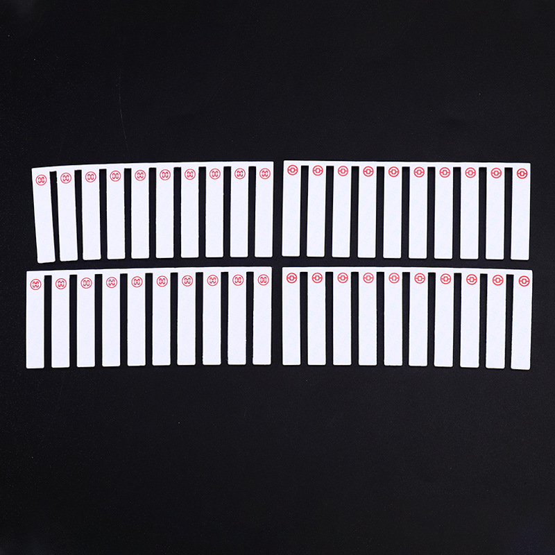 通用款卡封片银行用 财会管理运钞箱提款箱锁片款包塑料卡封条