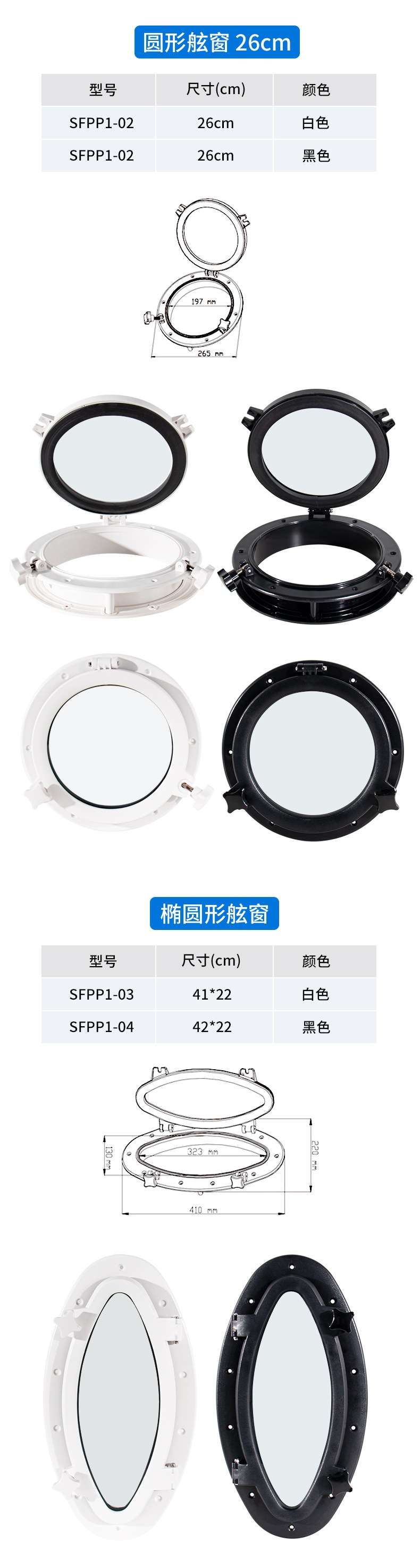 Yacht Porthole, Marine Rv Skylight, Glass Window, Boat Decorative Window, Watertight Window Modification Accessories