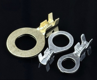 Round Lug Ground Ring Terminal Brass Tin Plated././././././.