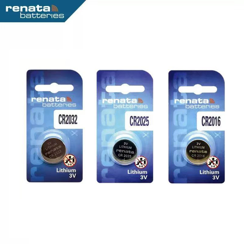瑞士原装瑞纳达单粒卡装CR2032 2025 2016 纽扣电池汽车遥控器血