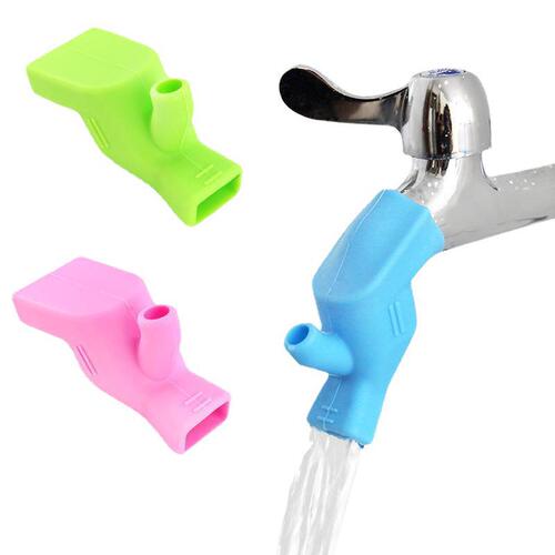 Silicone faucet extender extended spout cover for children extended spout dual-purpose anti-splash wholesale delivery