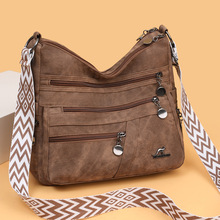 跨境女士包欧美单肩包新款时尚简约大容量单肩斜挎包女百搭休闲包