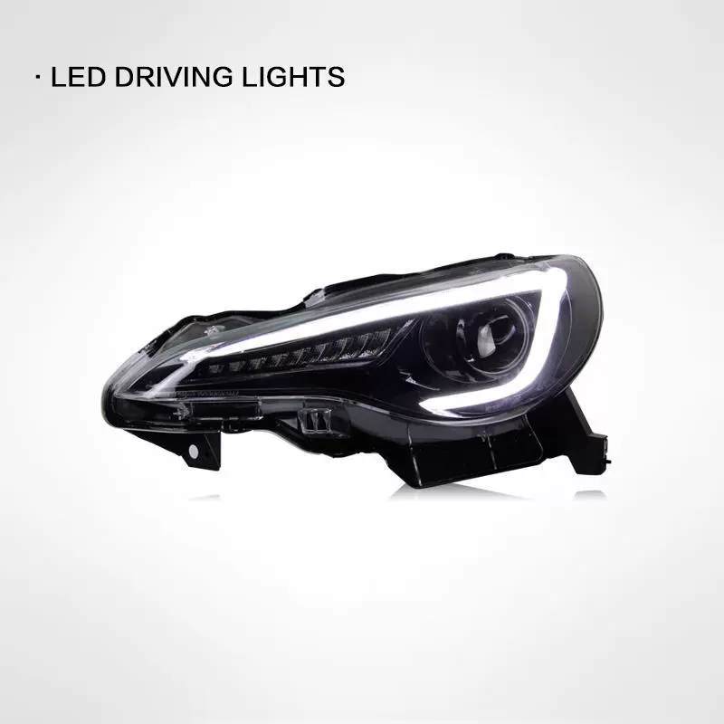 Applicable to Toyota GT86 headlight assembly modified LED daytime running light flowing to Subaru BRZ