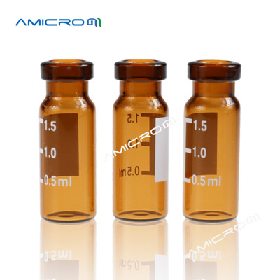 D11A04 Brown vials 11MM Bottle jaw 2ML Vials Graduation line Glass 100 individual/box