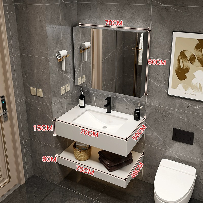 70cm con gabinete de espejo ordinario