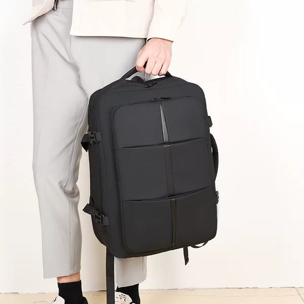 Business Men's Backpack, High-End Men's Backpack, Commuter Double-Back Laptop Bag 2025 New Style