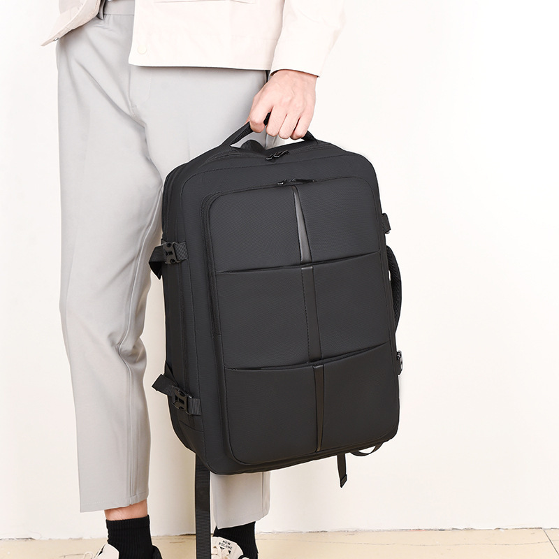 Business Men's Backpack, High-End Men's Backpack, Commuter Double-Back Laptop Bag 2025 New Style