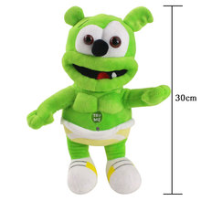 音乐橡胶熊 gummy bear plush 绿熊 发声毛绒玩具公仔 娃娃现货