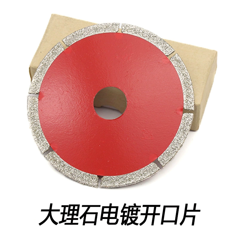 Металлический гальванический алмазный пильный диск, ручной режущий станок для камня, аксессуары для резки дисков, толстый гальванический диск