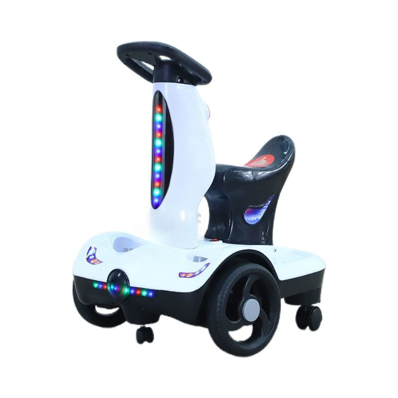 펄 화이트 + 소형 시트 모델 자동차, 조명 없음, 음악 없음, 배터리 없음