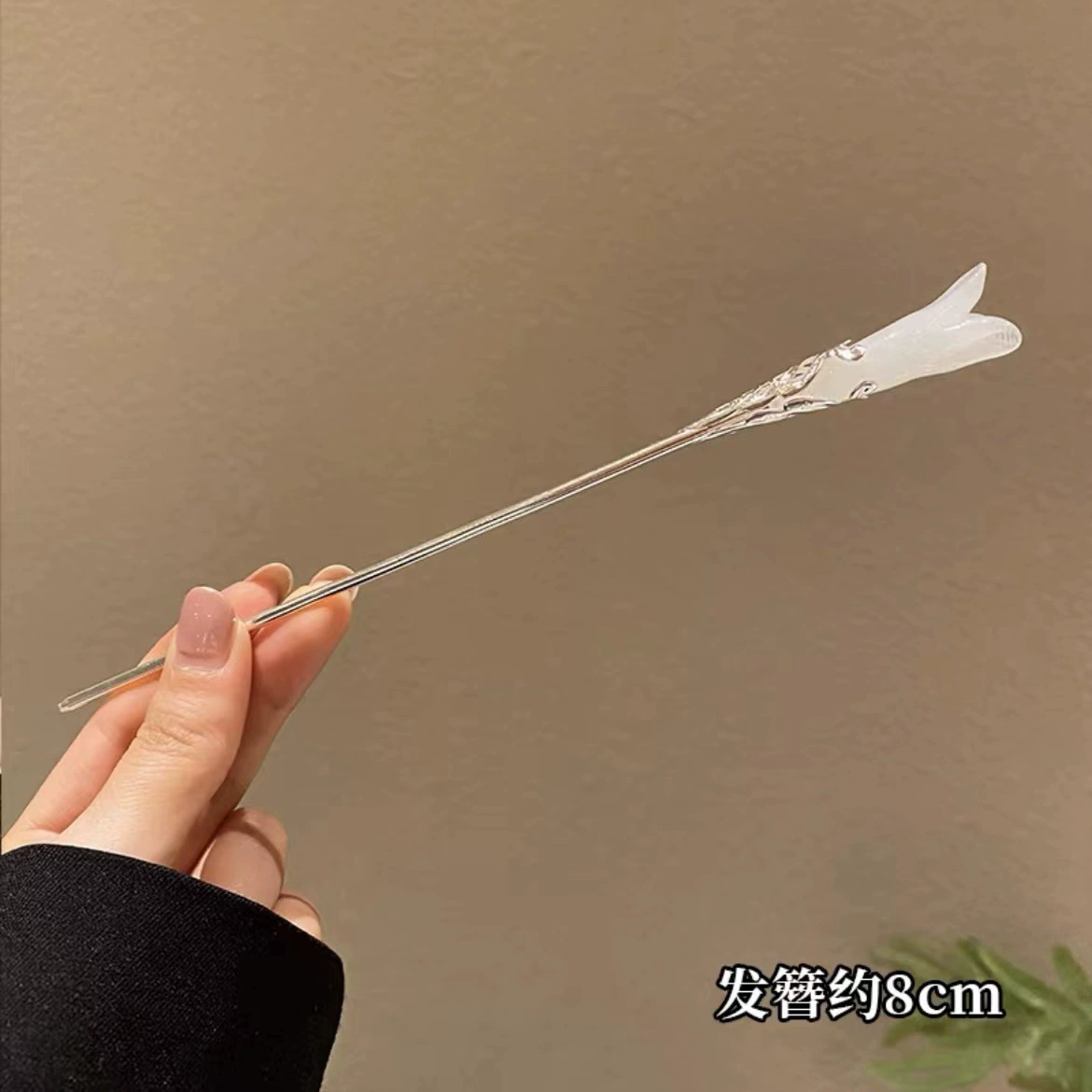 Китайская заколка HanfuHairgrip, цветы и кисточки, аксессуар для волос, 22 см, легкий