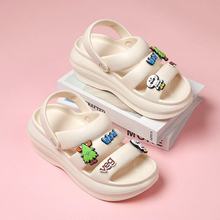 女夏新款防滑踩屎感网红超火半拖护士上班外穿沙滩凉拖潮流跨境爆