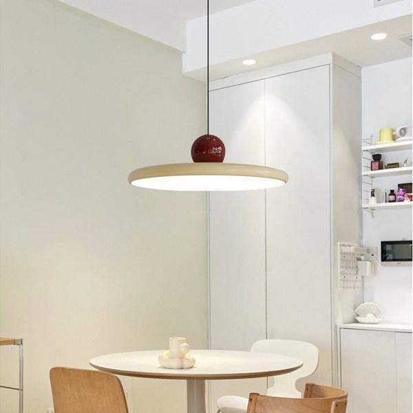 Retro Restaurant Small Chandelier Nordic Creative Cream Style Bedroom Dining Table Bar Desk Simple Home Flying Saucer Chandelier
