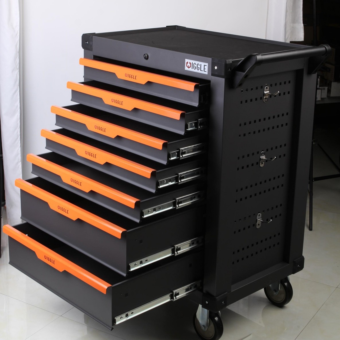 Camión de herramientas de reparación de automóviles, piezas de herramientas pesadas, cajones, caja de herramientas móvil multifuncional, gabinete de herramientas de reparación