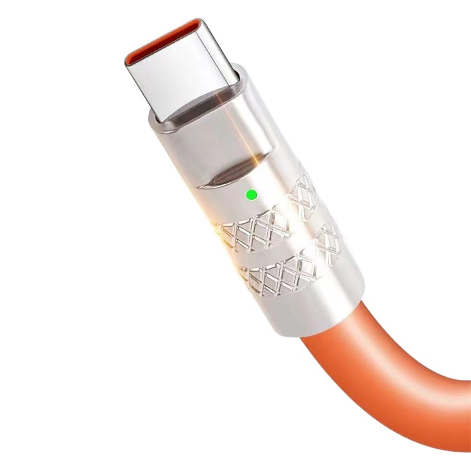 Adecuado para Apple iphone, escritorio tipo c Huawei, luz, 2 metros, carga súper rápida, datos del teléfono